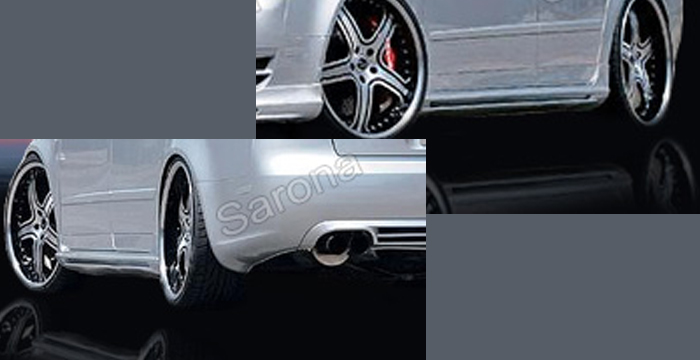 Custom Audi A4  Sedan Side Skirts (2005 - 2008) - $390.00 (Part #AD-003-SS)